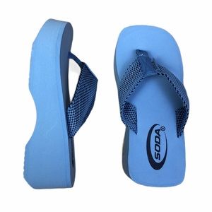 SODA Jaja Light Blue Flip Flop Sandal